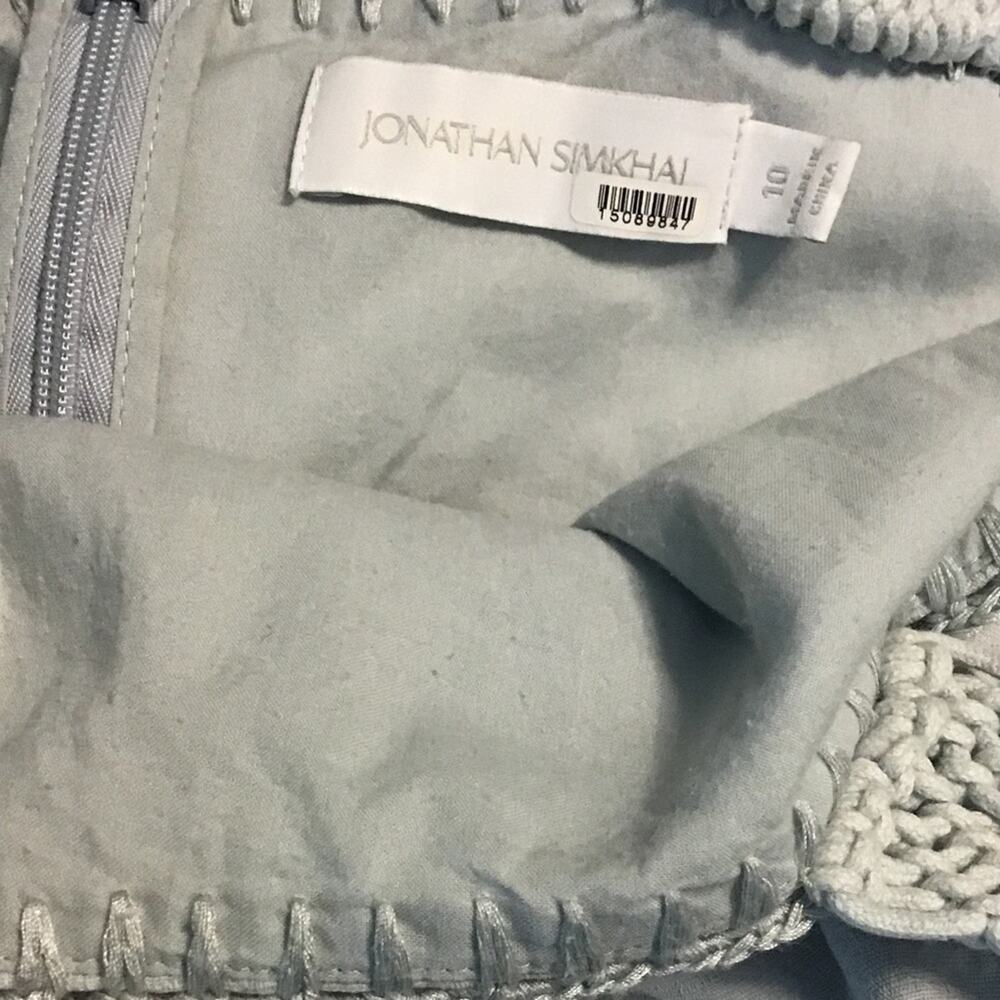 Jonathan Simkhai Flora Macrame Strap Mini Dress C… - image 5